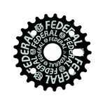 Federal Logo Solid BMX Kettenblatt 25T Schwarz (8524764807432)