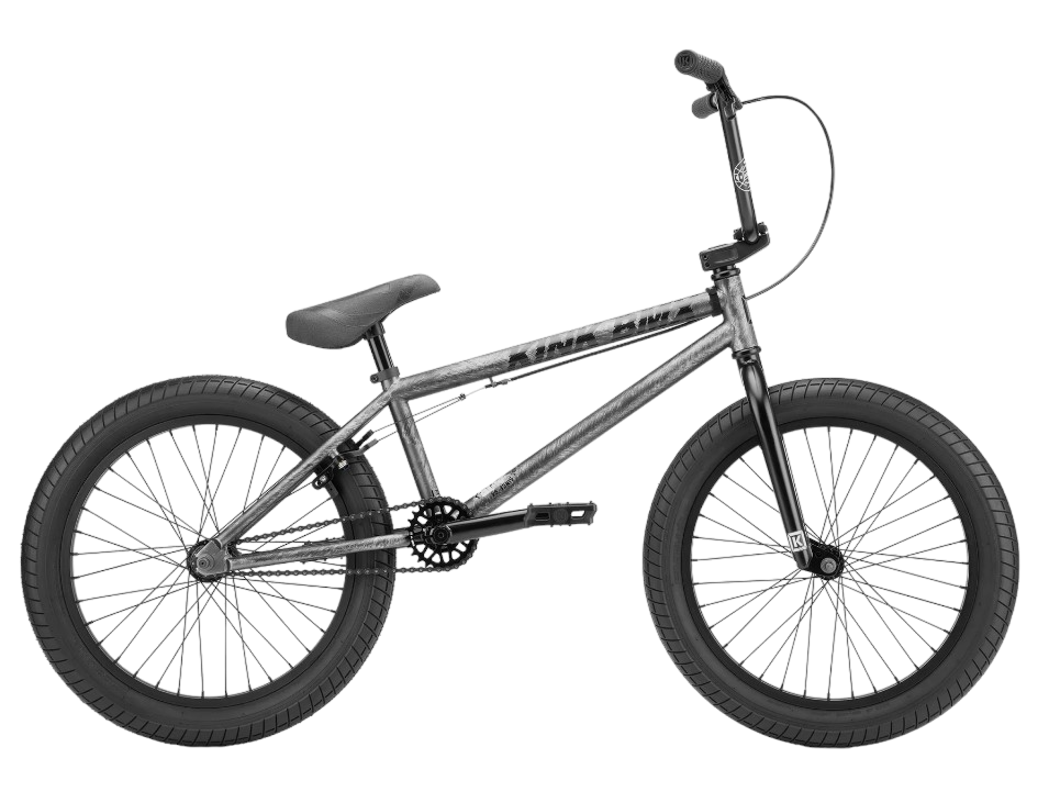 Kink Bikes Curb 20 Zoll BMX Rad matte brushed silver UVP 484,95€