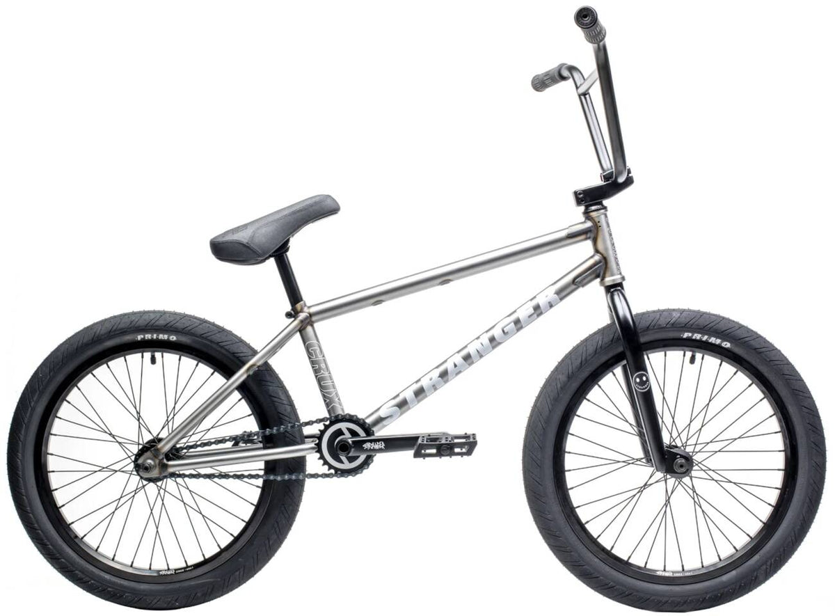 Stranger Crux 20 Bmx Komplett Rad Matt Raw 21 Oberrohr Bikers Base