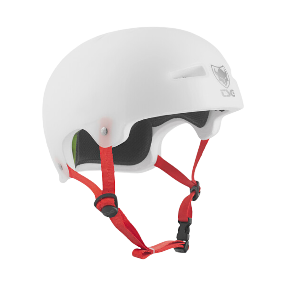 fahrradhelm hartschale TSG Evolution Special Makeup BMX Skate Helm Hartschale clear-weiß