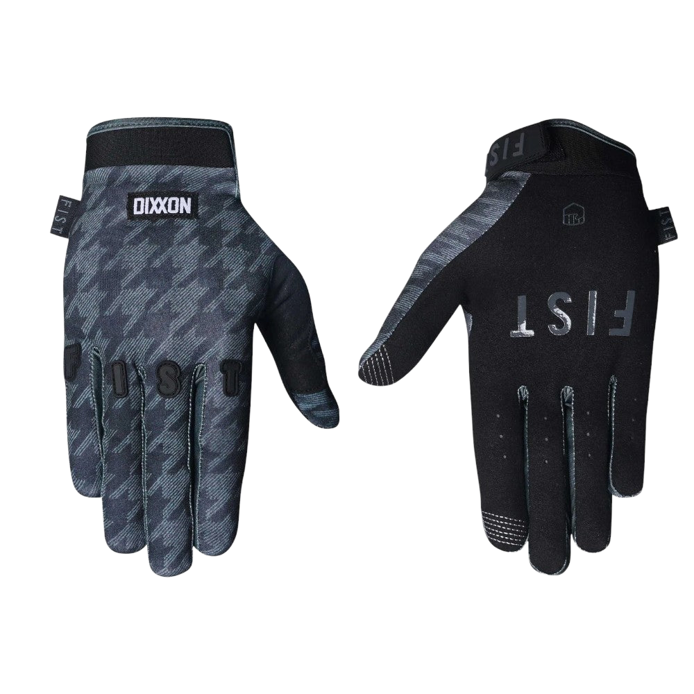 FIST Hounds Tooth BMX Gloves MX Dirt MTB