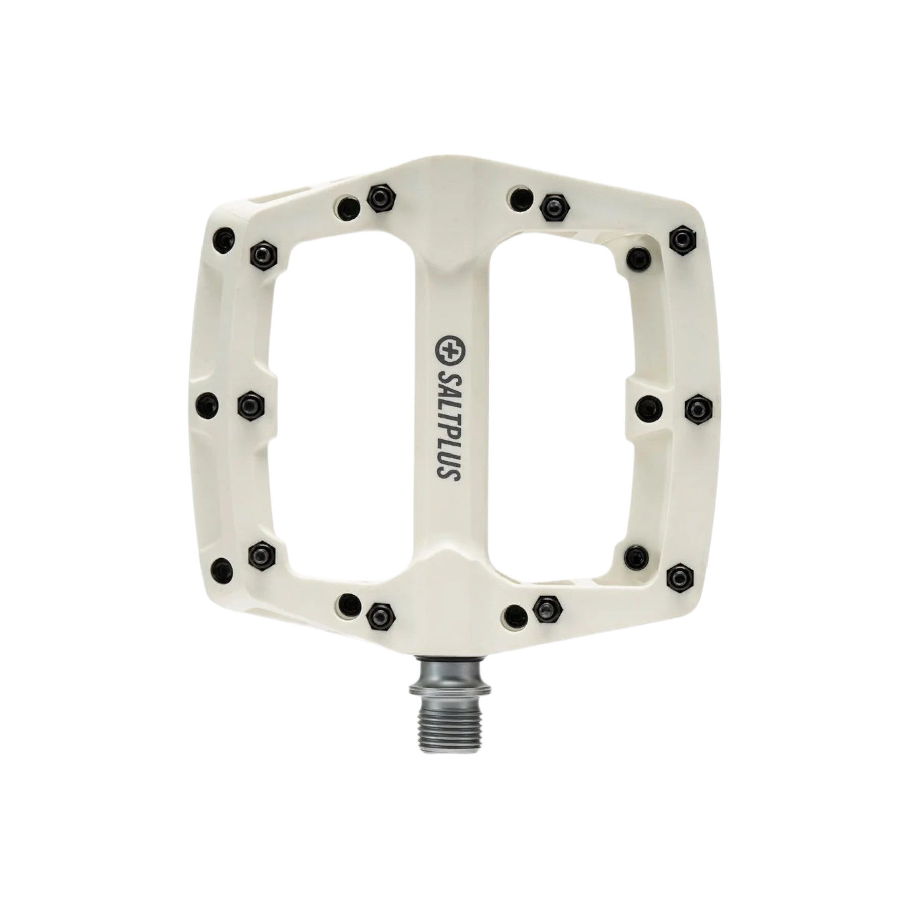 SaltPlus HQ PC BMX Pedale Universal Fahrrad 9/16 Zoll Weiß