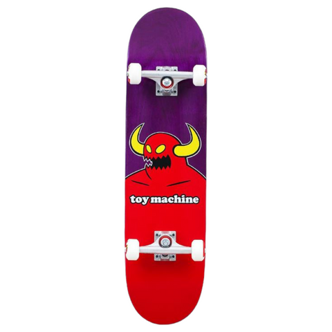 Toy-Machine Monster Full Skateboard - Complete Profi Skate Board 8" Lila (8506987479304)