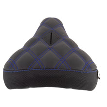 Alienation GRIPPER BMX Sattel pivotal Mid Schwarz mit blauen Nähten (8540796649736)