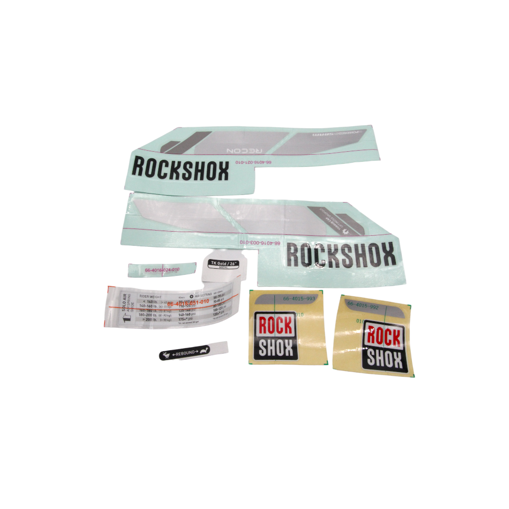 Rock Shox Aufklebersatz Recon Gold TK SA 26" 11.4318.003.085 #1000 - Bikers Base