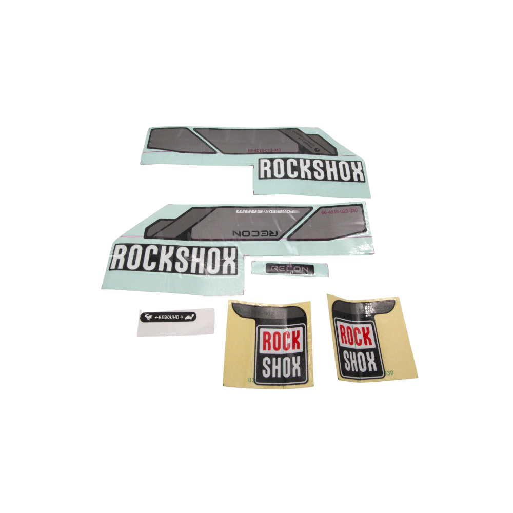 Rock Shox Aufklebersatz Recon Silver Coil TK 26" 11.4318.003.041 #1001 - Bikers Base