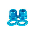 10mm BMX Achsmuttern + Unterlegscheiben Hub Nuts Universell schwarz 1 Paar (Copy) (9458101584136)