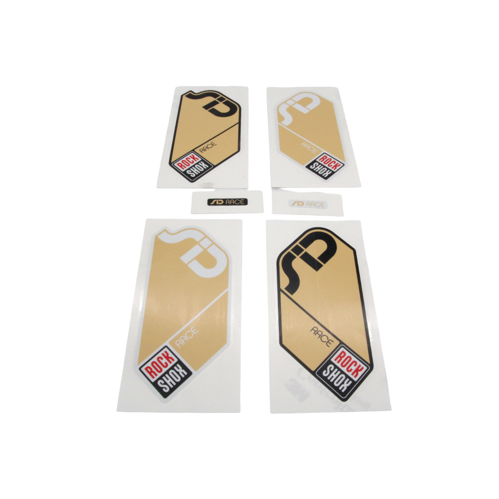 Rock Shox 08 SID Race Aufkleberset, Tan, Vinyl 11.4015.302.020 #118 - Bikers Base