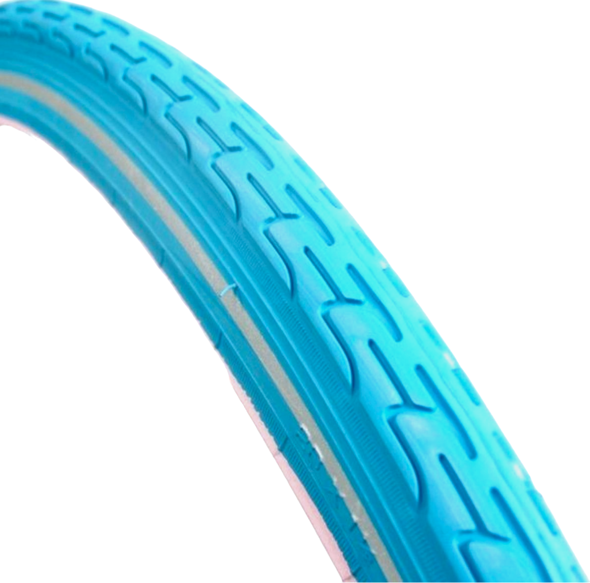 Deli -  Fahrrad Reifen 28x1 1/2 Zoll Blau Reflex 700x38B CityBike Hollandrad - Bikers Base BMX