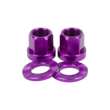 10mm BMX Achsmuttern + Unterlegscheiben Hub Nuts Universell schwarz 1 Paar (Copy) (9458101584136)