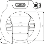 ABUS Pro Amparo 4750L NR BK 0E Rahmenschloss (9465478086920)