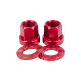 10mm BMX Achsmuttern + Unterlegscheiben Hub Nuts Universell schwarz 1 Paar (Copy) (9458101584136)