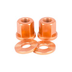 10mm BMX Achsmuttern + Unterlegscheiben Hub Nuts Universell schwarz 1 Paar (Copy) (9458101584136)