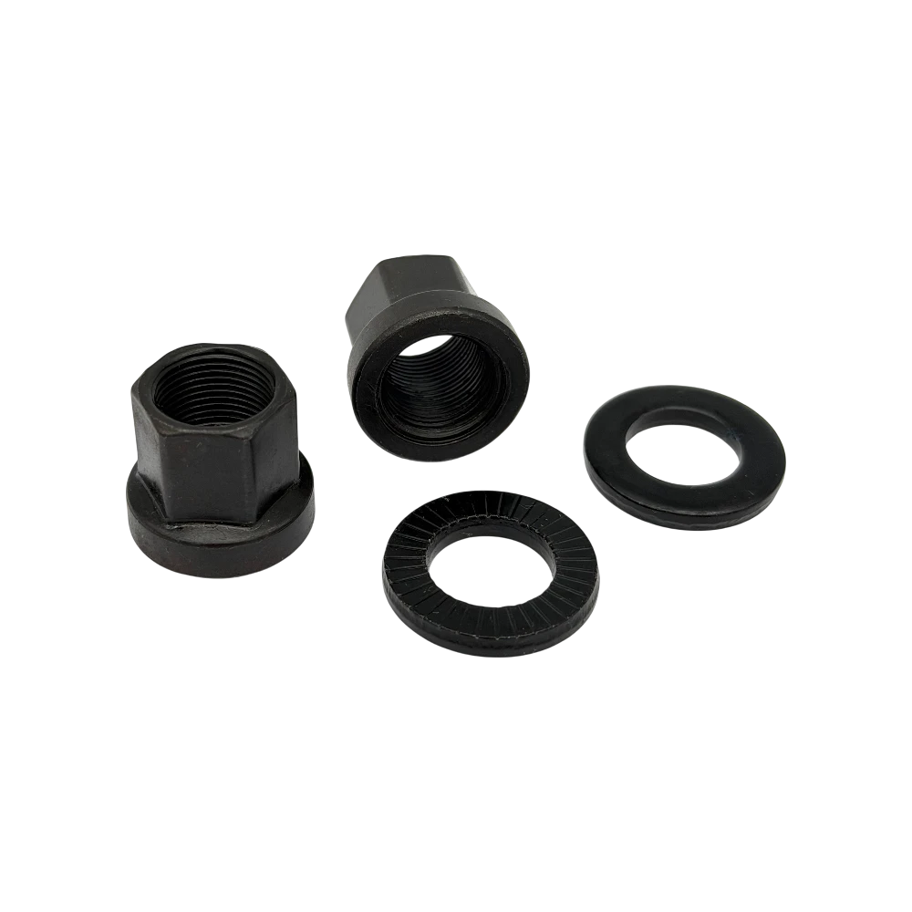 14mm BMX Achsmuttern + Unterlegscheiben Hub Nuts Universell für Pegs