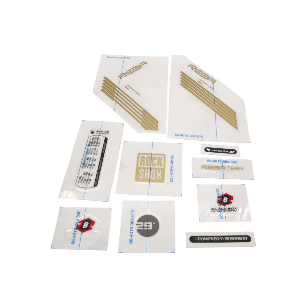 Rock Shox -  Rock Shox Aufklebersatz Reba Team (09-10) 11.4015.319.050 #158 - bikers-base.myshopify.com