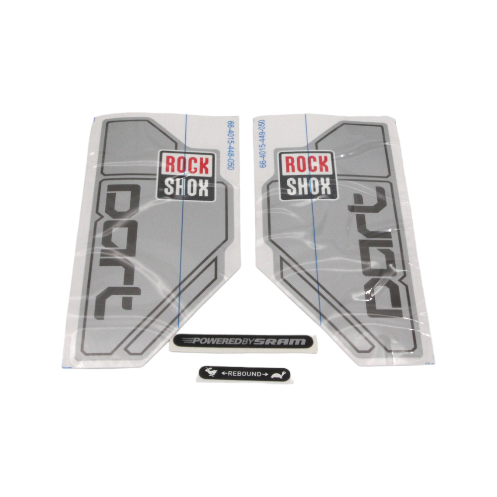 Rock Shox Aufklebersatz Dart mattsilber 11.4015.477.050 #180 - Bikers Base