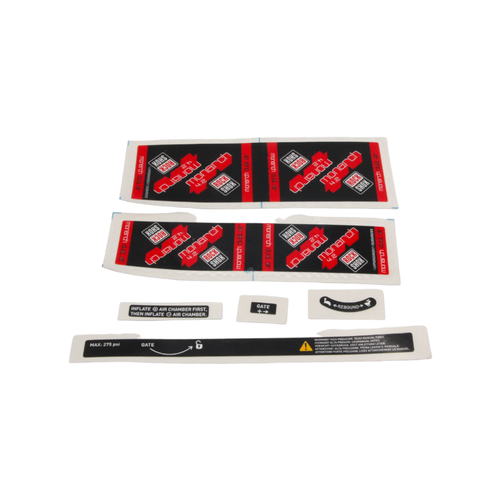 Rock Shox Decal Kit, Monarch Dual Air   11.4115.072.000 #181 - Bikers Base