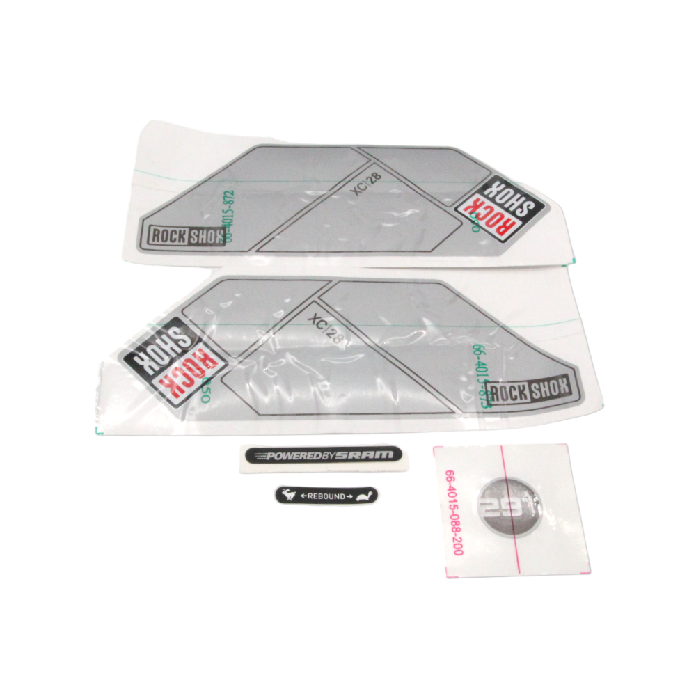 Rock Shox Aufkleber XC28 mattsilber 11.4015.529.050 #198 - Bikers Base