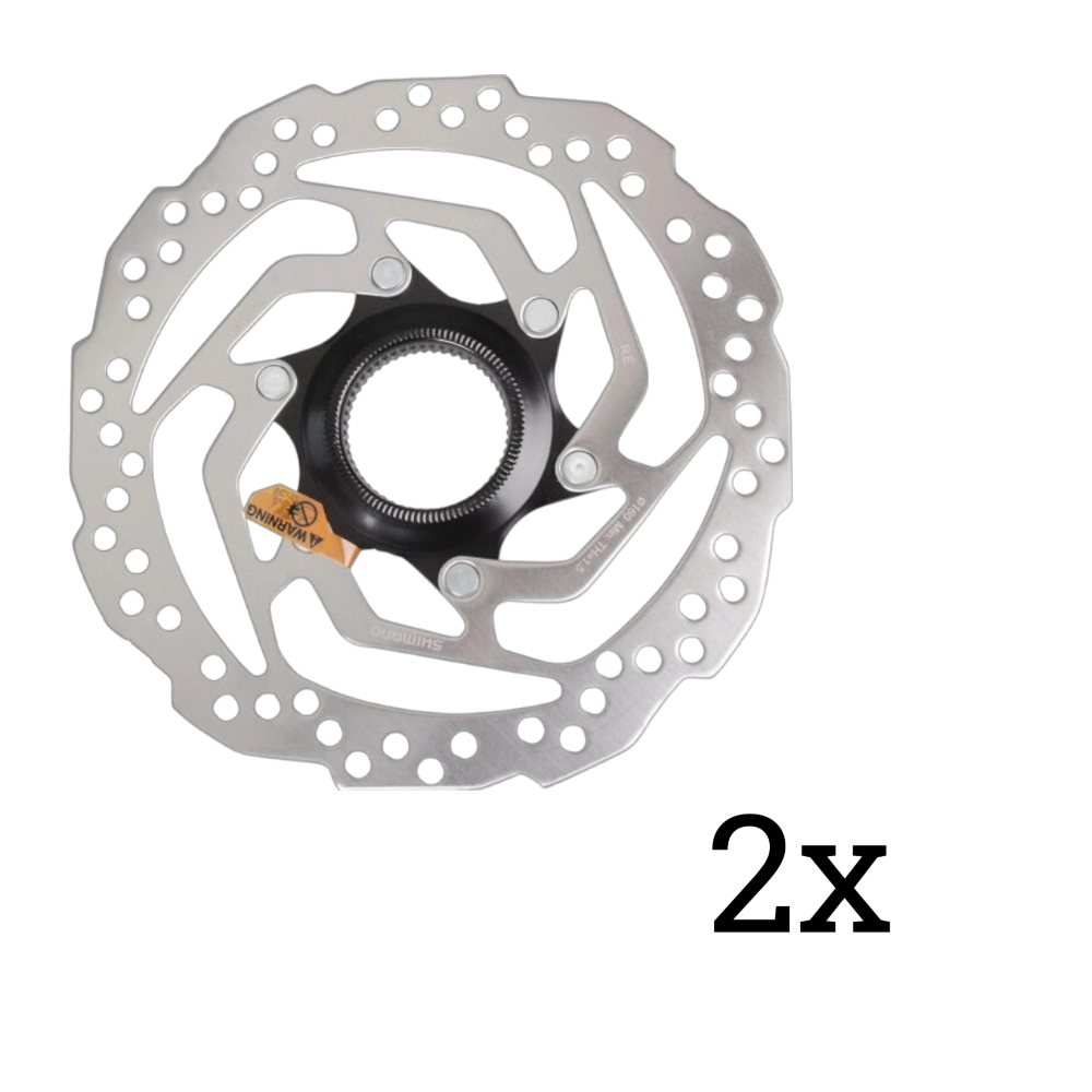 Shimano -  2x SHIMANO SM-RT10 160mm Bremsscheibe - Bikers Base BMX