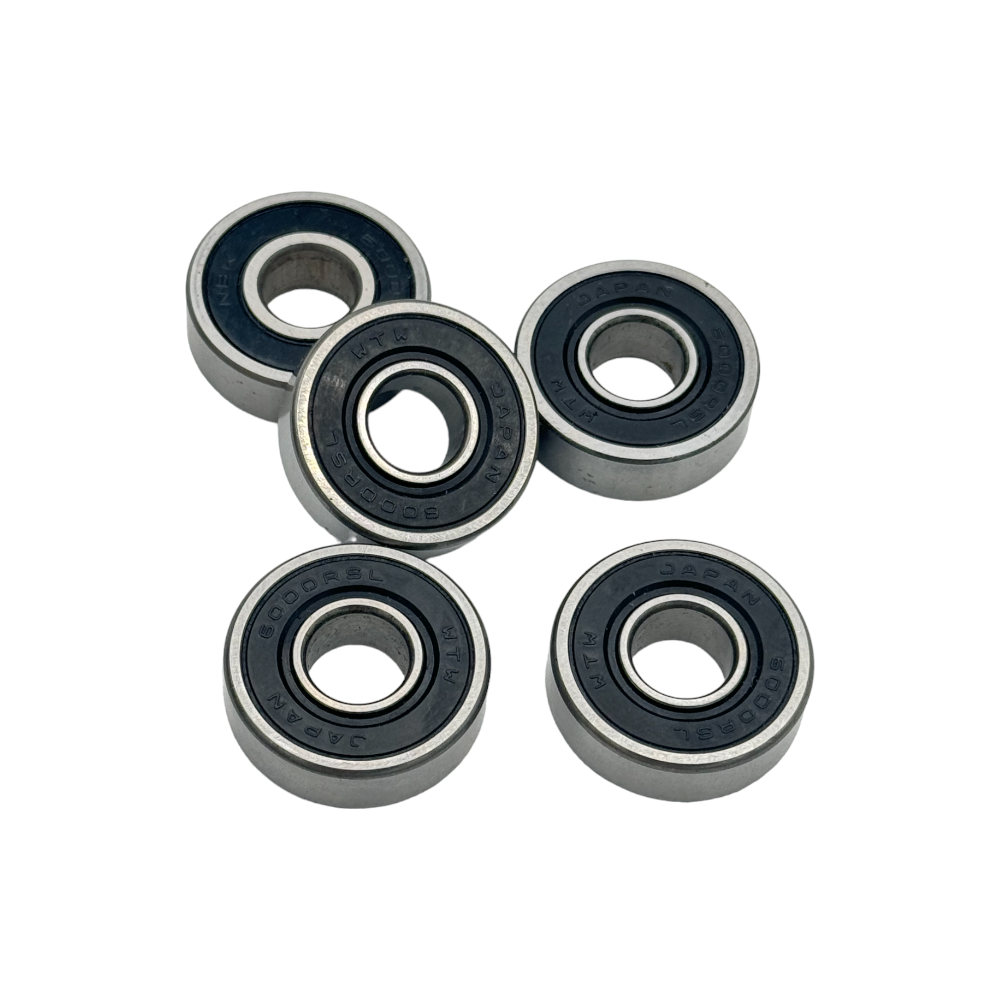 5x WTW 6000-RSL Nabenlager Kugellager Industrielager 10x26x8 mm - Bikers Base