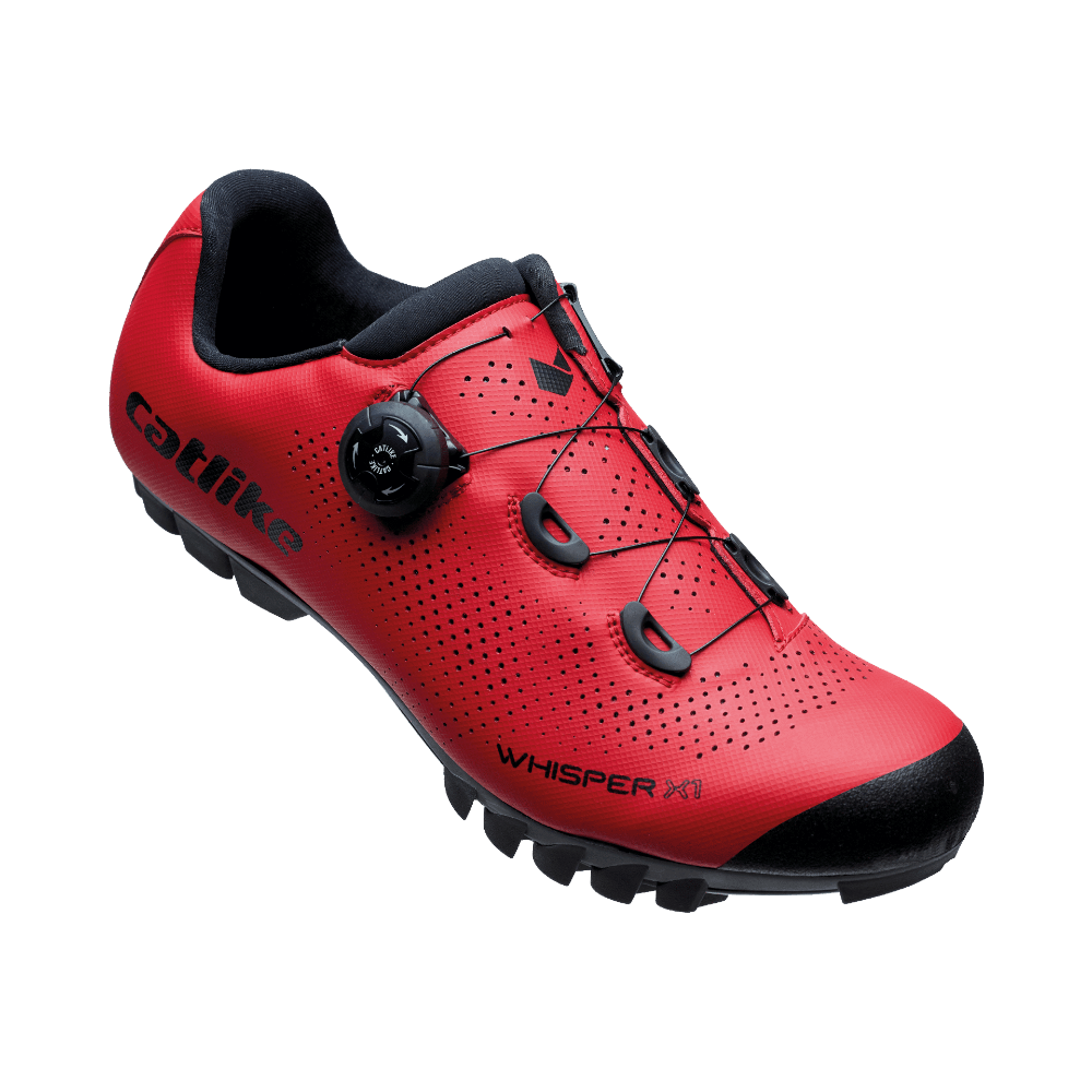 klickpedale mtb rot CATLIKE WHISPER X1 MTB, XC und Gravel Radschuhe Klickpedalen