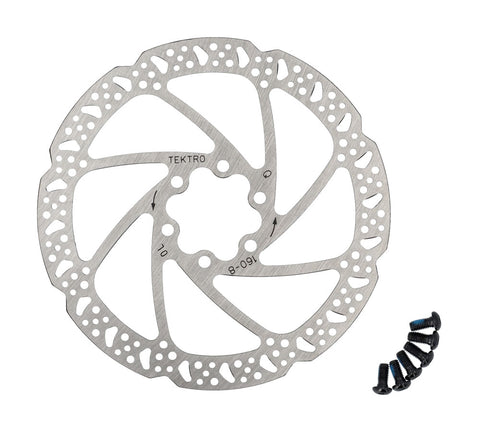 Tektro 160mm  6 - Loch Bremsscheibe für Scheibenbremsen von Sram Shimano (8012544737544)