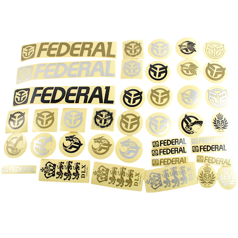Federal BMX Sticker Set Aufkleber Set 18st. (8530541183240)