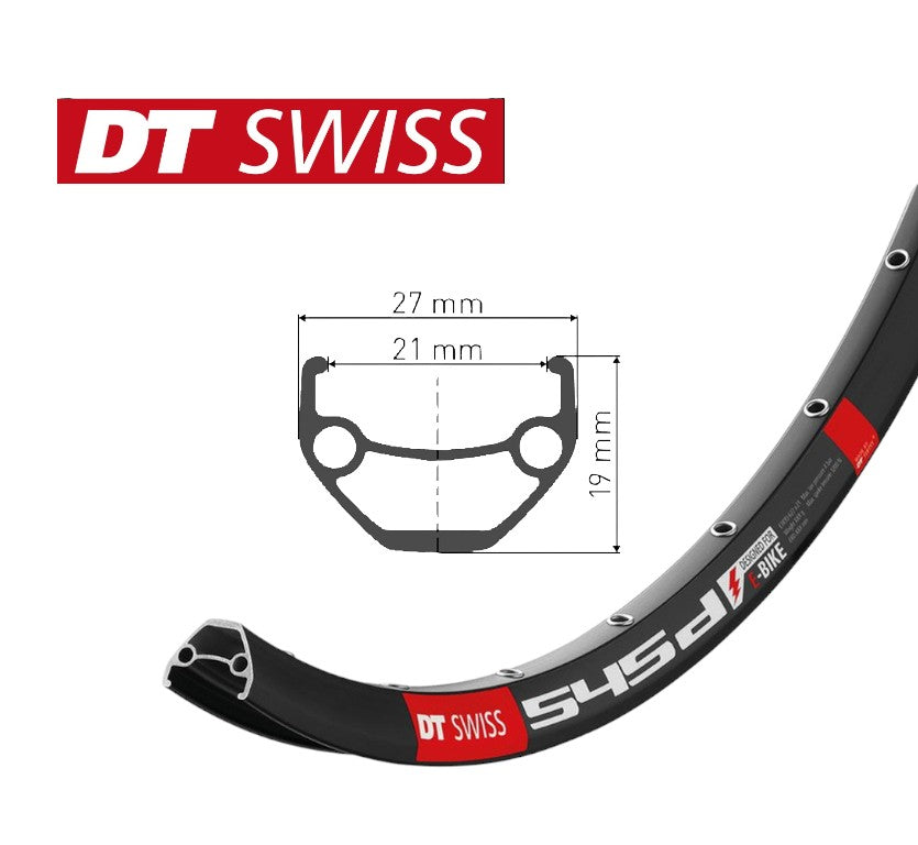 DT Swiss Felge 545 D 26" schwarz 32 Loch 559-21 - Bikers Base