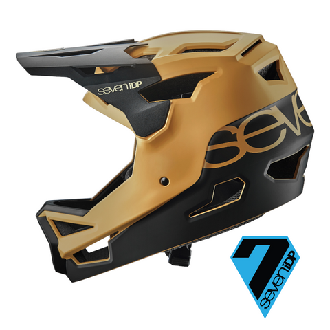 Seven Protection 7iDP Project 23 ABS Fullface Helm Sand / Schwarz Gr. M (8491986944264)