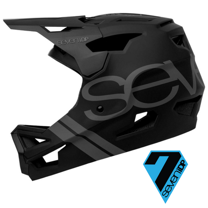 Seven Protection 7iDP Project 23 ABS Fullface Helm Schwarz  Gr. M (8492027969800)