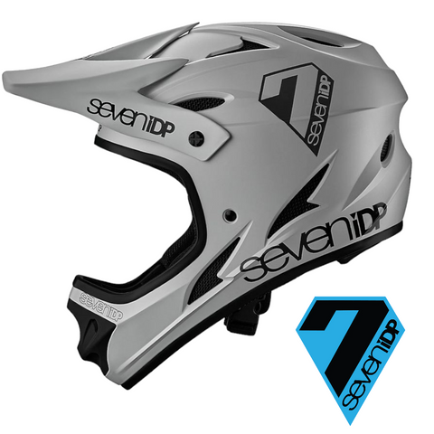 Seven Protection 7iDP M1 Fullface Helm Grau Gr. M (8491827462408)