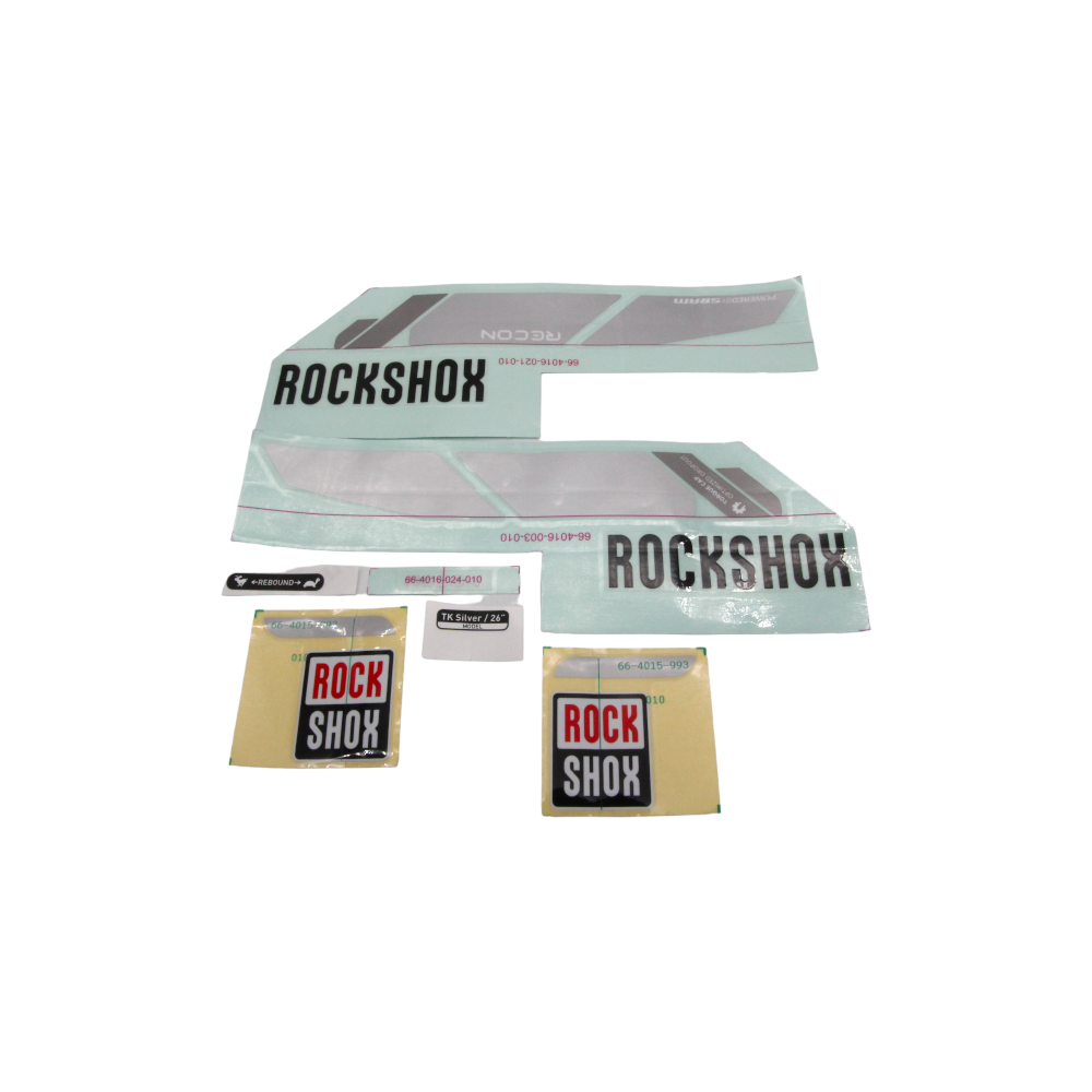 Rock Shox Aufklebersatz Recon Silver Coil TK 26" 11.4318.003.036 #935 - Bikers Base