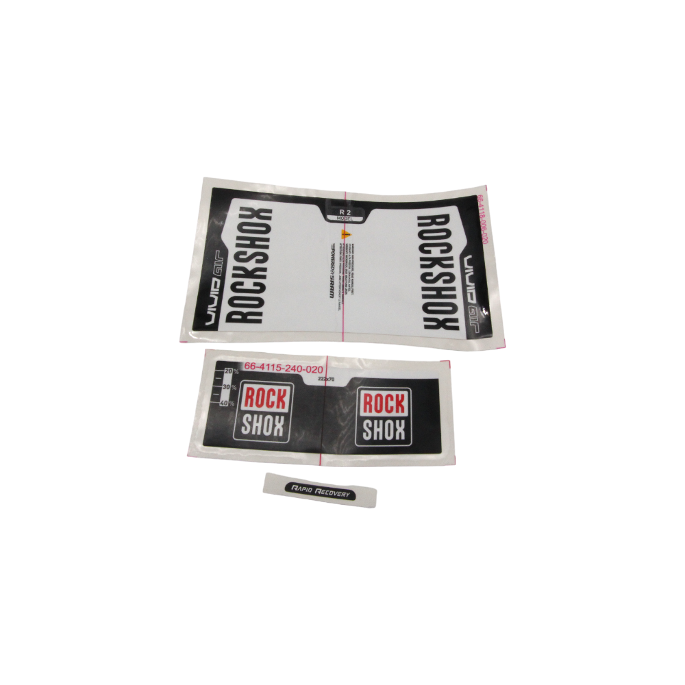 Rock Shox Aufkleber Vivid Air R2 222x70mm 11.4318.003.222 #937 - Bikers Base