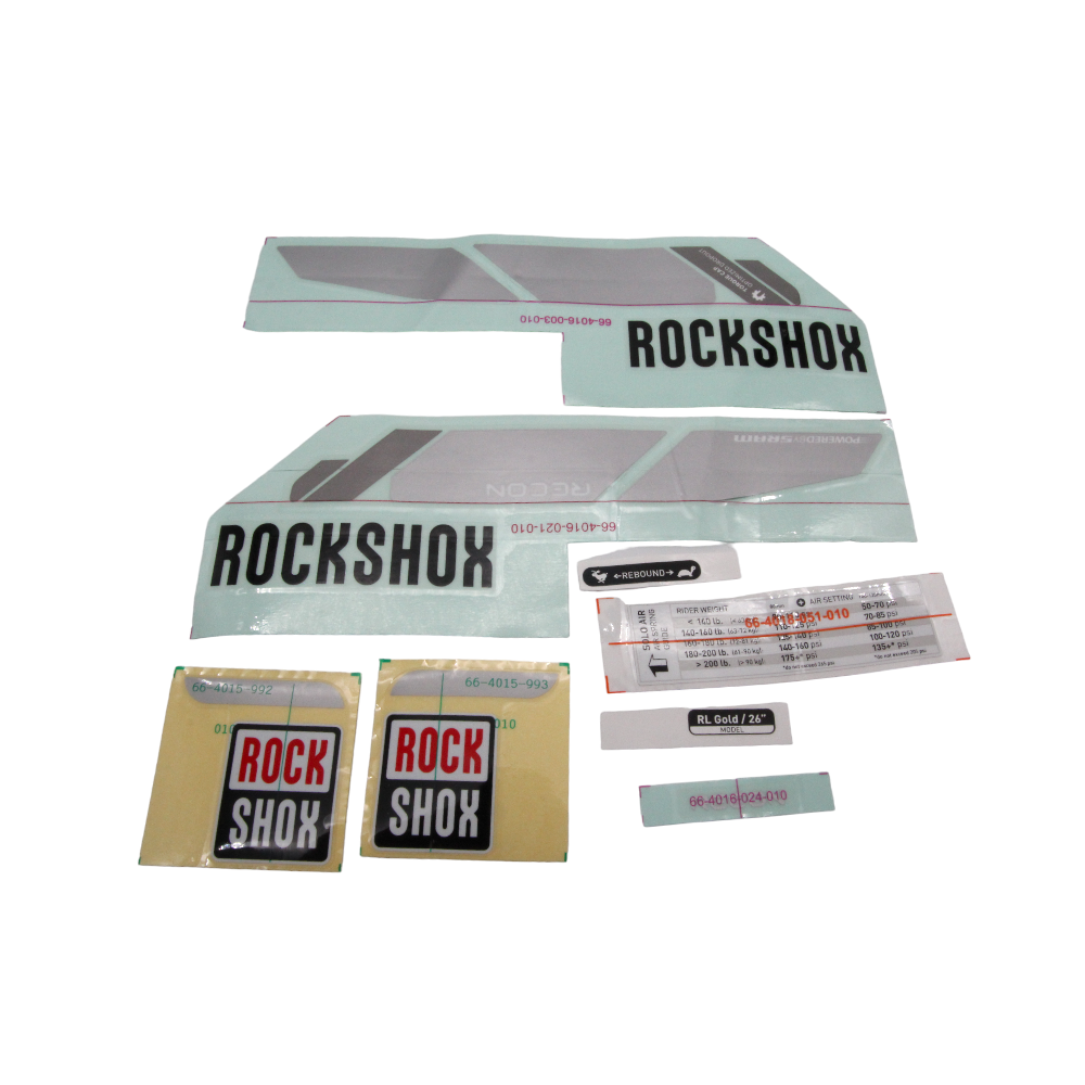 Rock Shox Aufklebersatz Recon Gold RL SA 26" 11.4318.003.067 #943 - Bikers Base