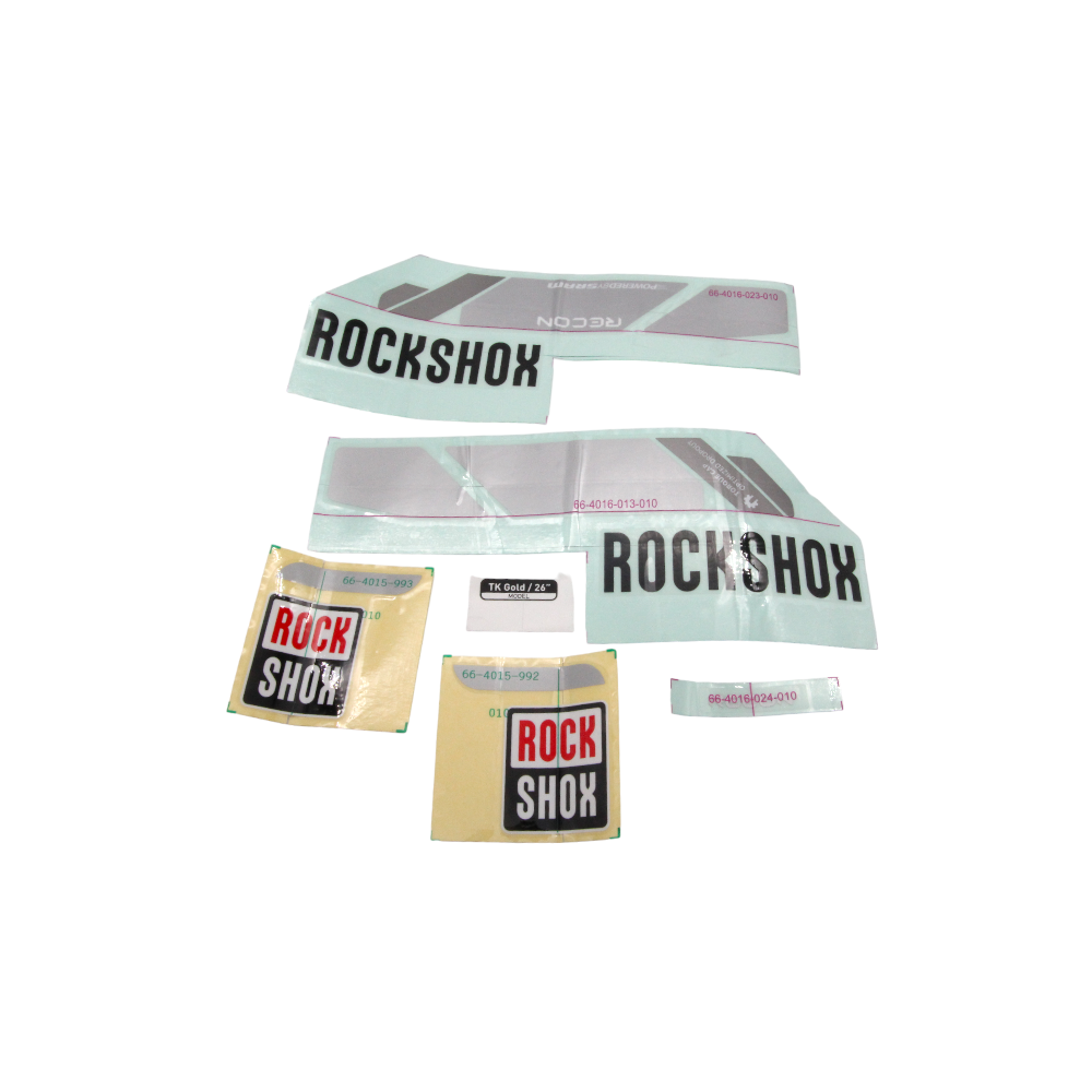 Rock Shox -  Rock Shox Aufklebersatz Recon Gold TK Coil 26" 11.4318.003.082 #994 - Bikers Base BMX