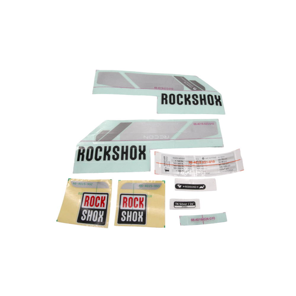 Rock Shox Aufklebersatz Recon Silver SA TK 26" 11.4318.003.045 #997 - Bikers Base