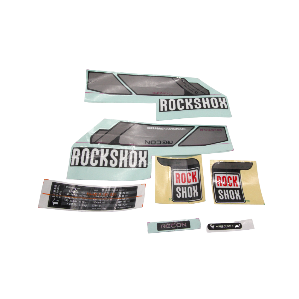 Rock Shox Aufklebersatz Recon Silver SA TK 26" 11.4318.003.047 #998 - Bikers Base