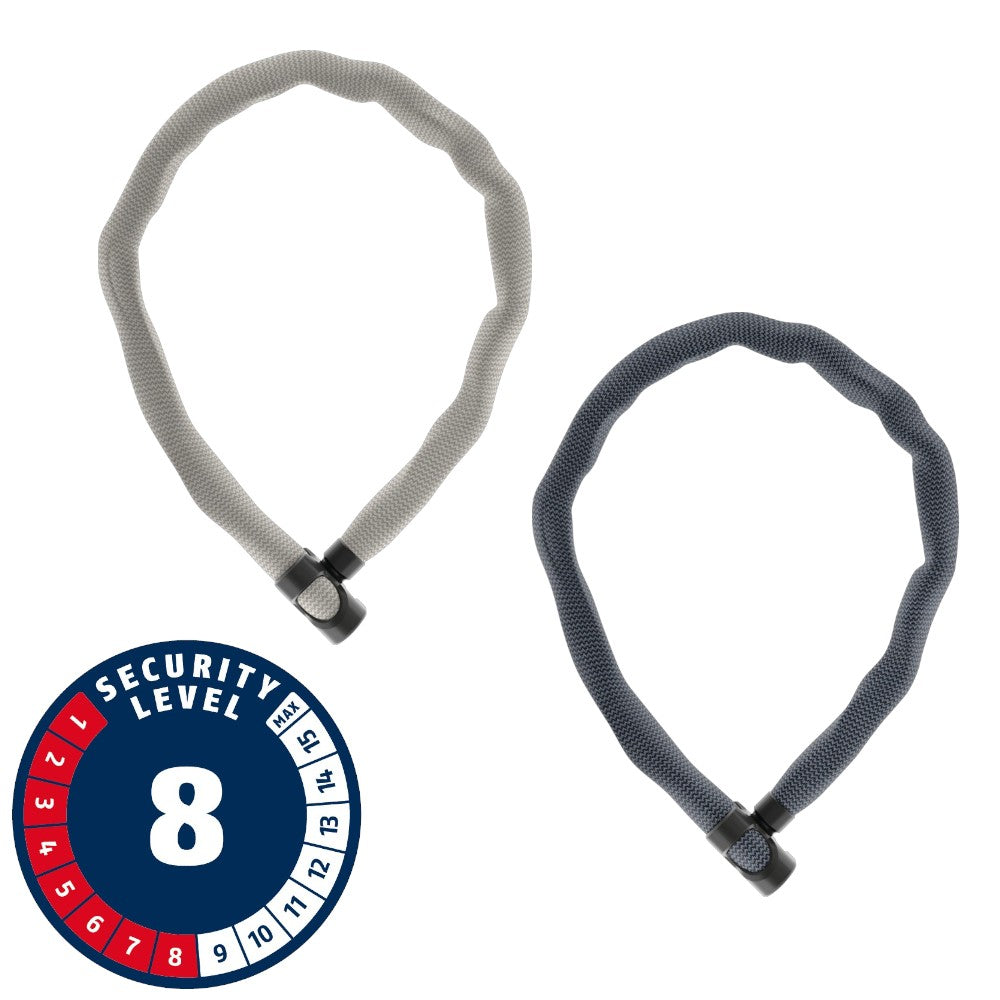 ABUS Ivera 7210 Kettenschloss 110cm x 7mm Fahrrad Schloss - Bikers Base