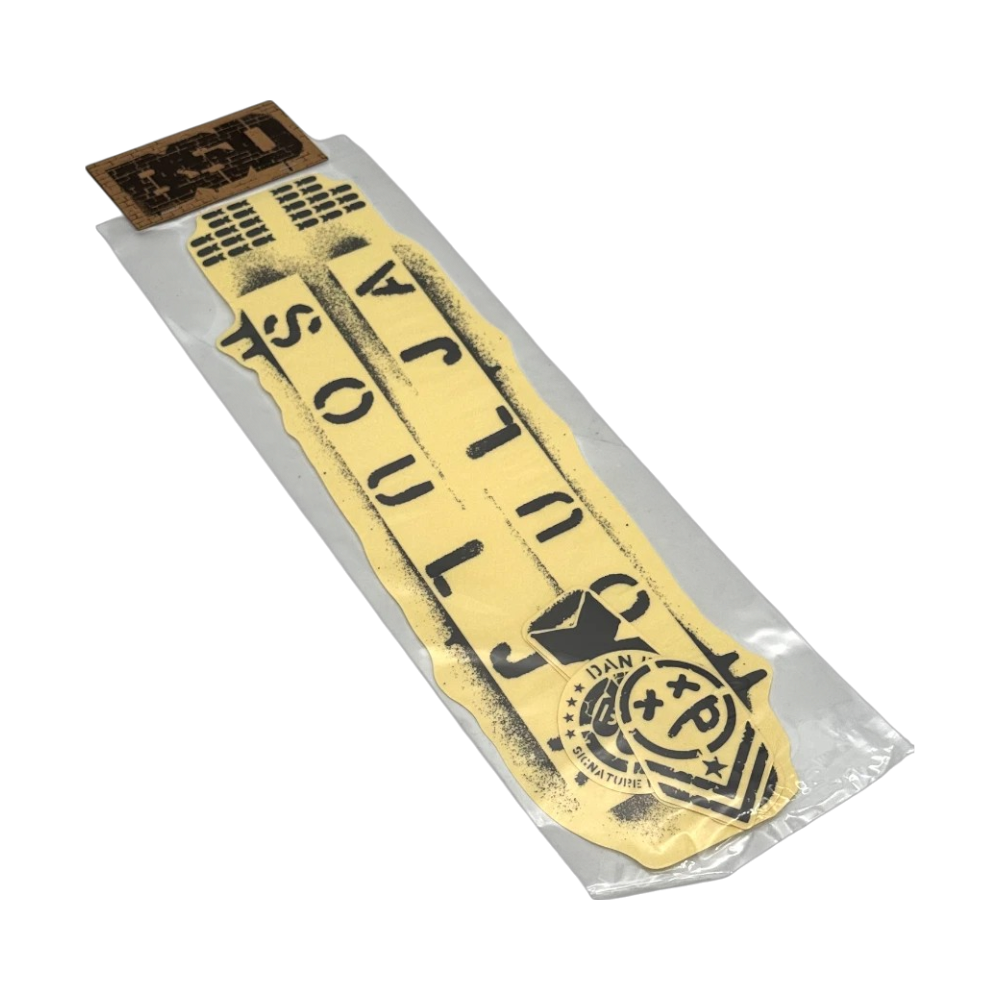 BSD -  BSD Soulja Rahmensticker BMX Sticker Schwarz - Bikers Base BMX