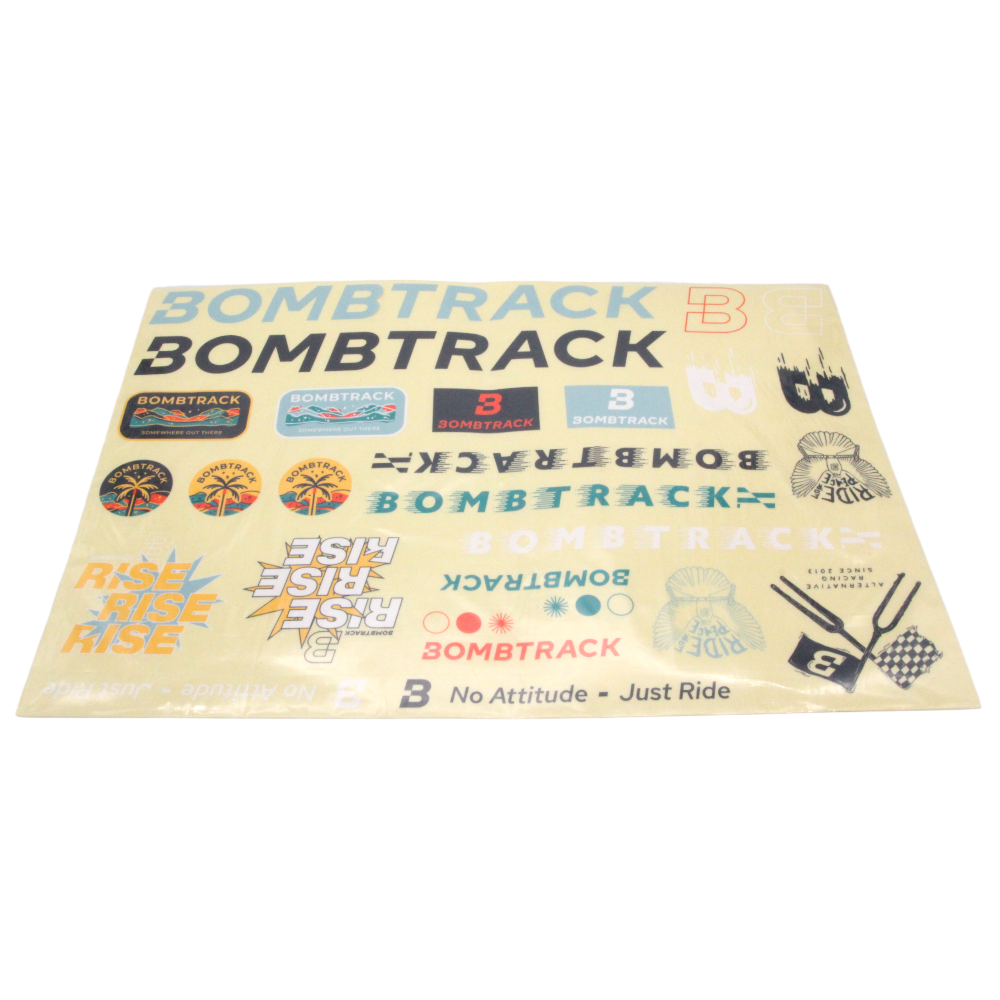Bombtrack Aufkleberset mit 25 Stickern - Bikers Base
