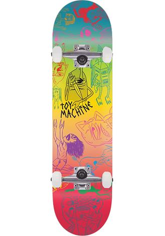 Toy-Machine Characters II Full Skateboards - Complete Profi Board 8" (8377881231624)