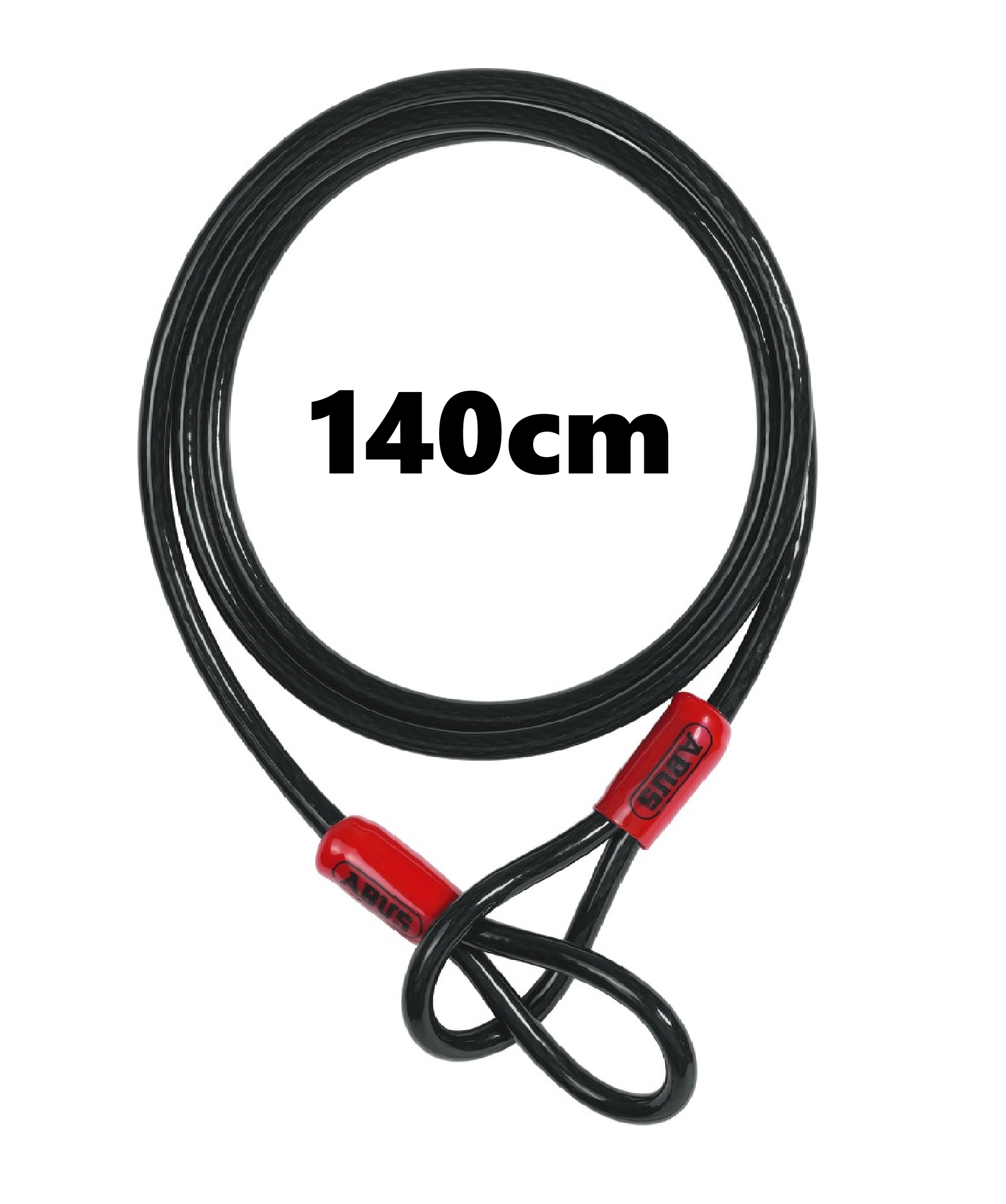 Abus Cobra Stahlkabel 12/140cm Fahrradschloss Zubehör auch für Kinderwagen - Bikers Base