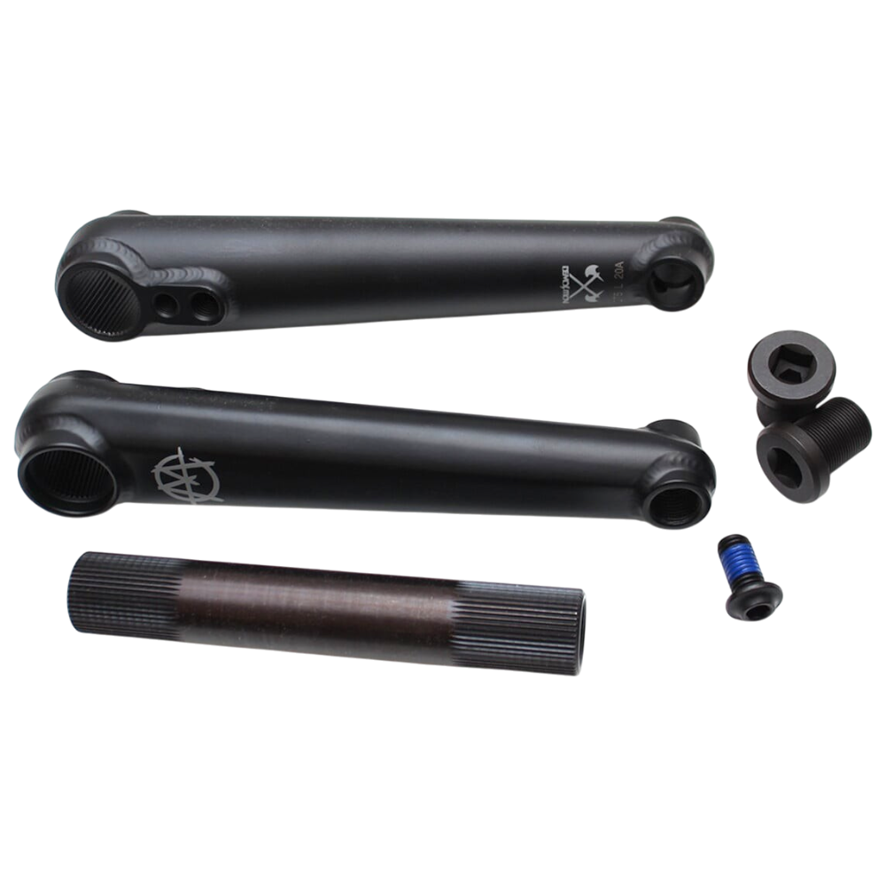 Demolition -  Demolition x Markit BMX Kurbel Schwarz - Bikers Base BMX