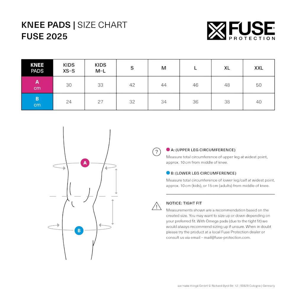 fuse -  Fuse Echo Knee Pad BMX Knieschützer Schoner - Bikers Base BMX