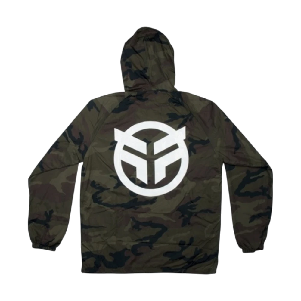 Federal Logo Hooded Windbreaker Jacke