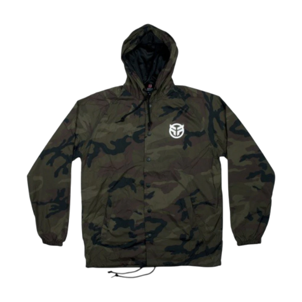 Federal Logo Hooded Windbreaker Jacke