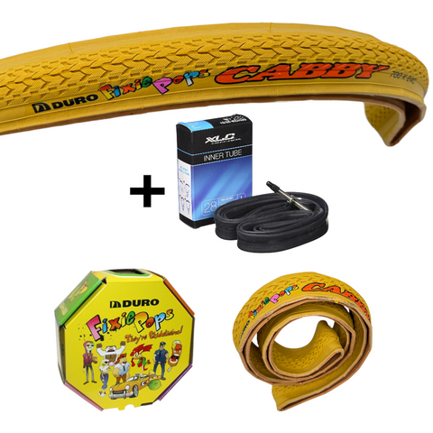 DURO FUZZBUSTER 24-622 FIXIE POPS GELB Race 28