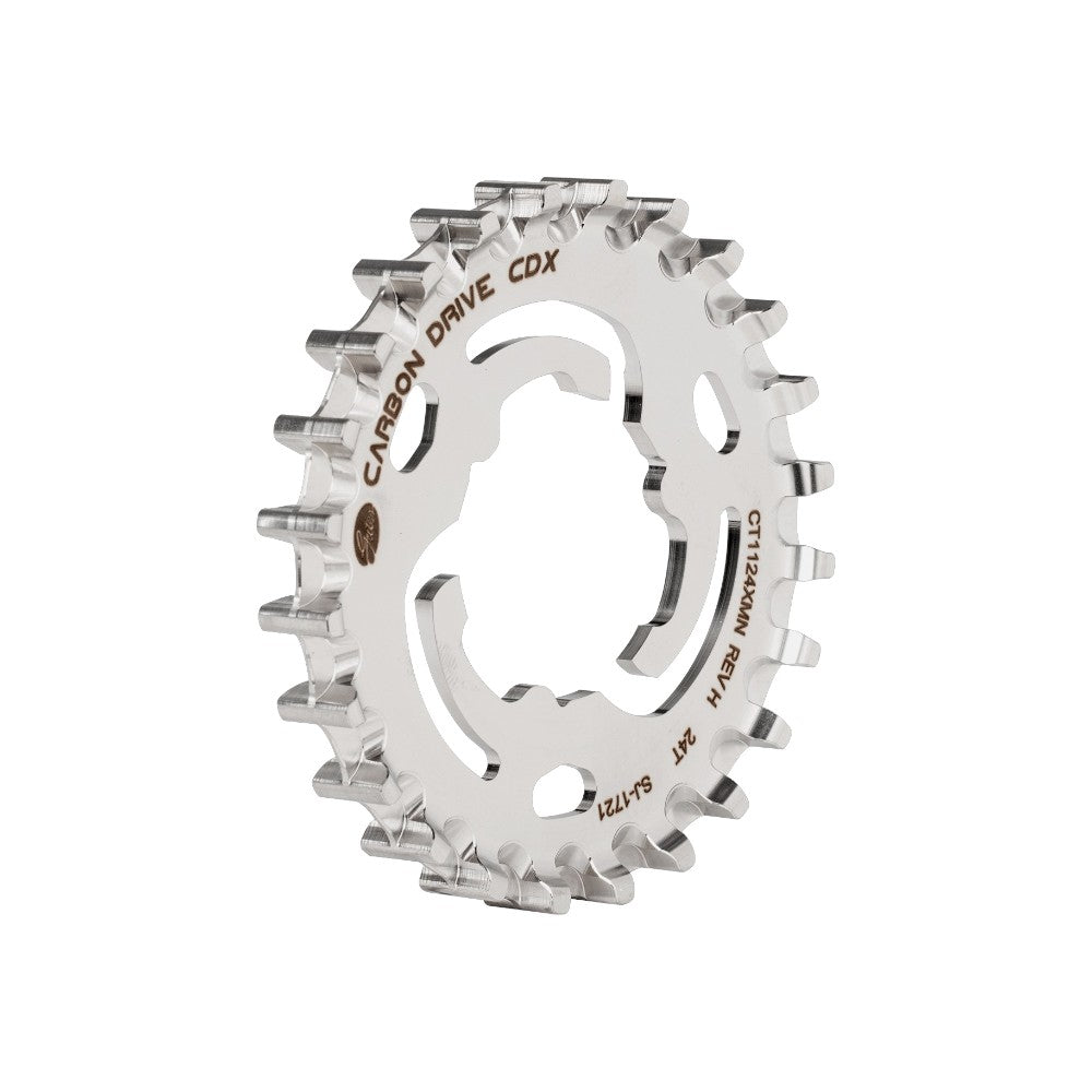 Gates -  Gates CDX Alfine Nexus Sturmey Archer Riemenscheibe CT1124XMN+2.7 24 T Zähne - Bikers Base BMX