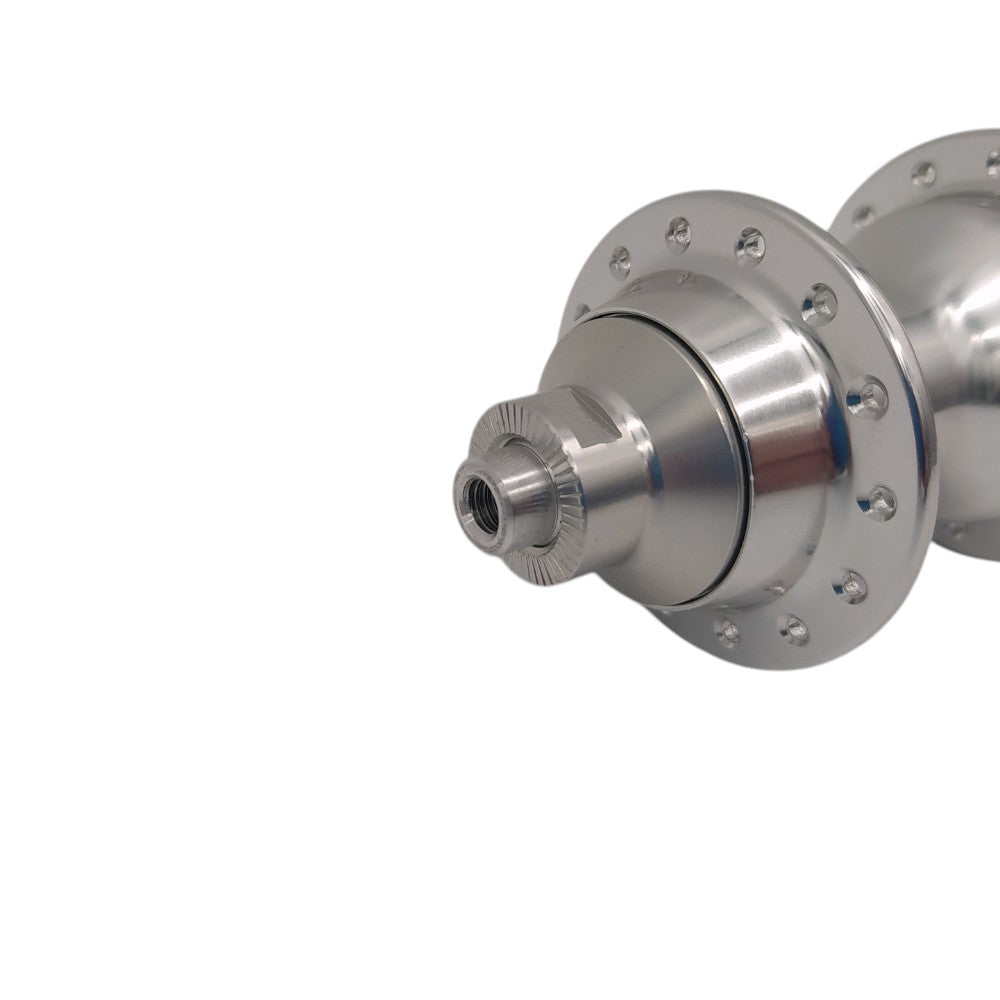 Hinterradnabe Female 28 Loch 11-fach Silber 10x135 Retro classic design - Bikers Base