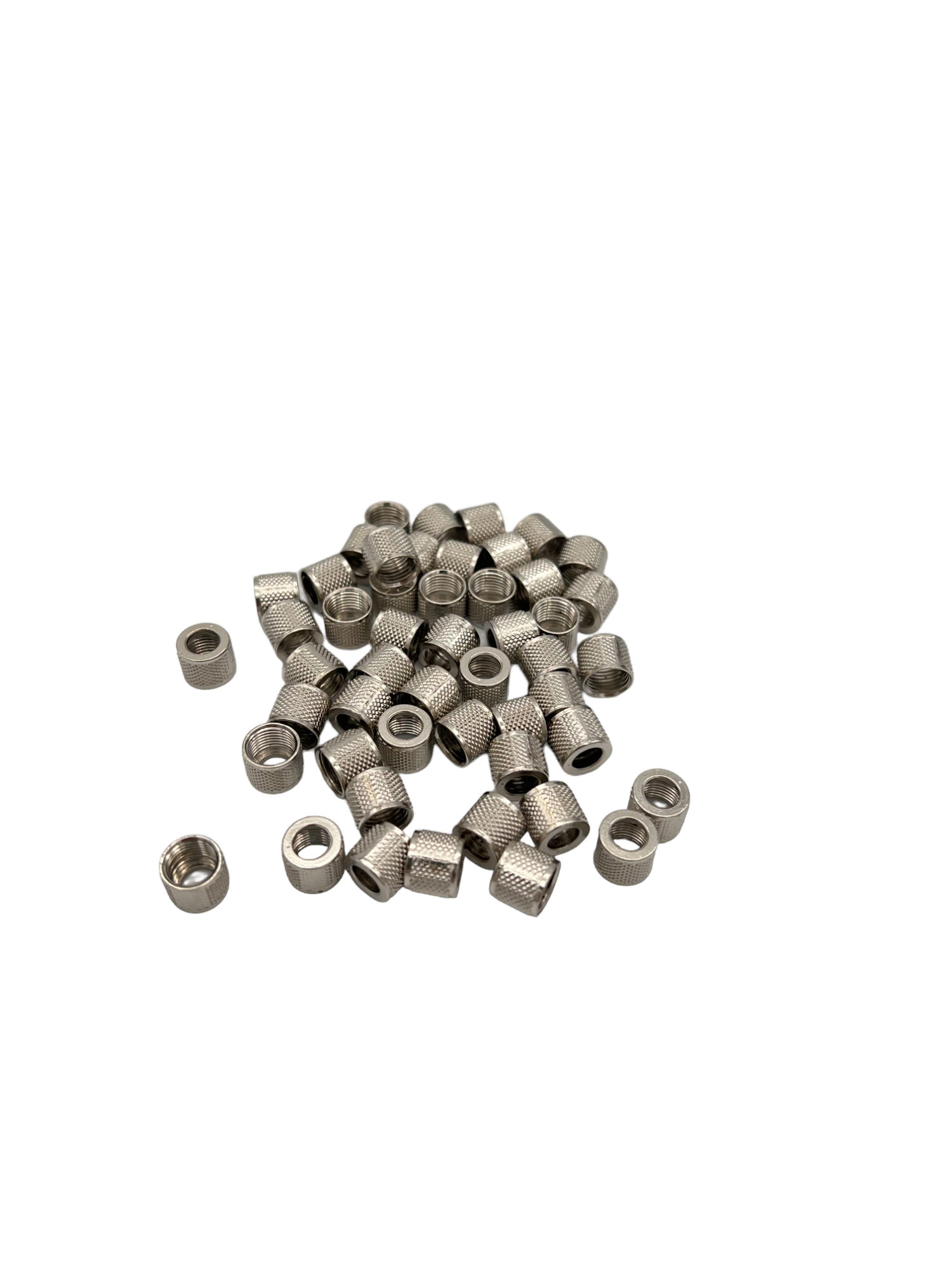 50x Dunlop Ventil Überwurf Muttern DV Dunlopventil Fahrrad - Bikers Base